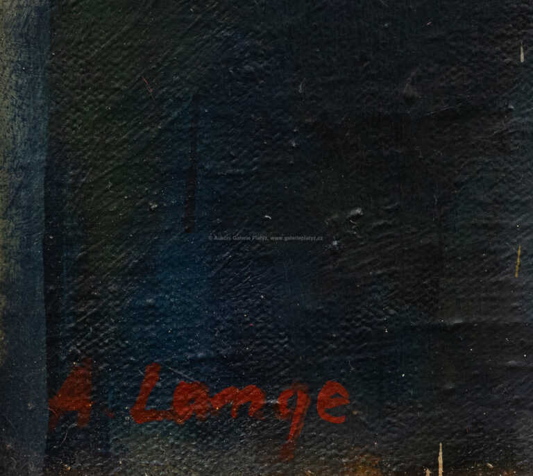  / Dívka (malířka) / Adolf Lange