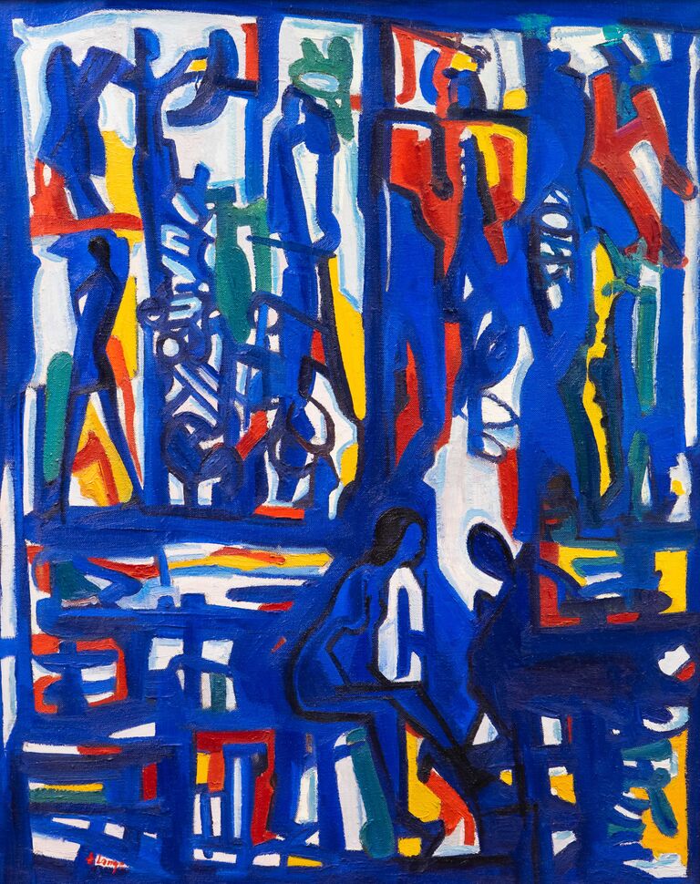  / Kavárna v pasáži / Adolf Lange