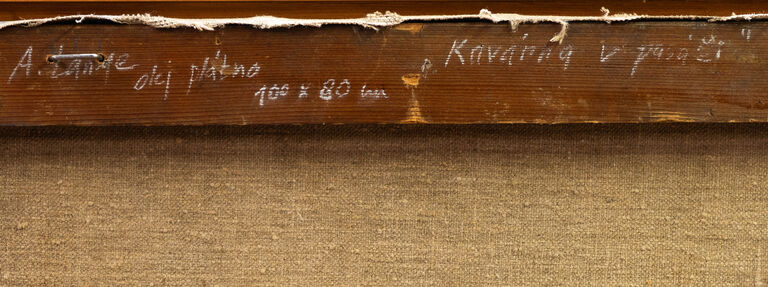  / Kavárna v pasáži / Adolf Lange