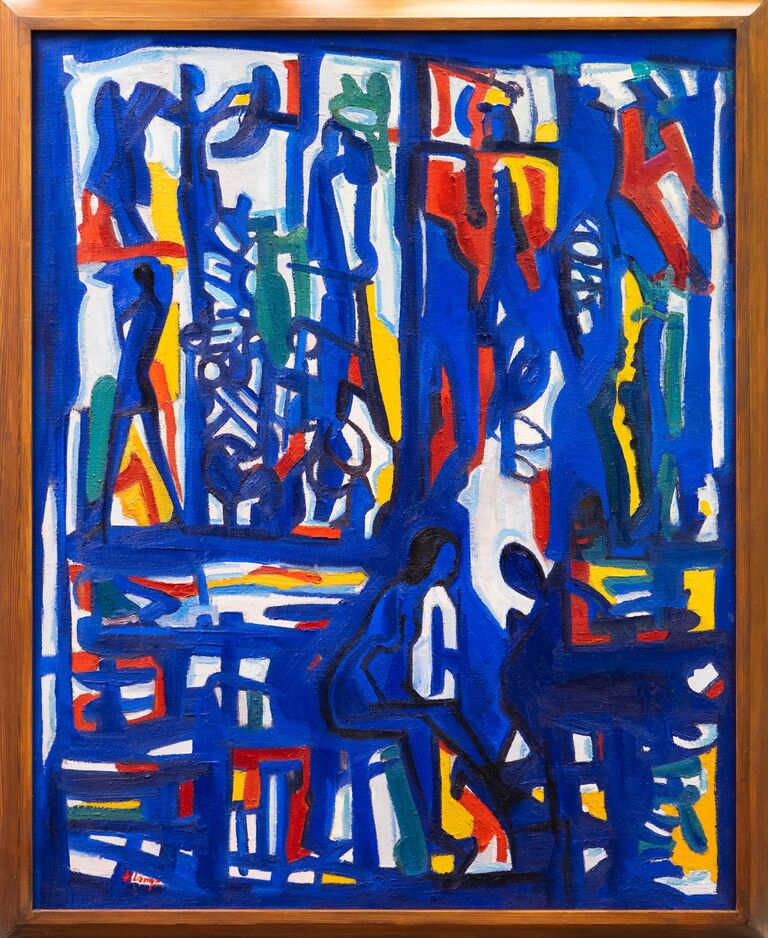 Adolf Lange - Kavárna v pasáži