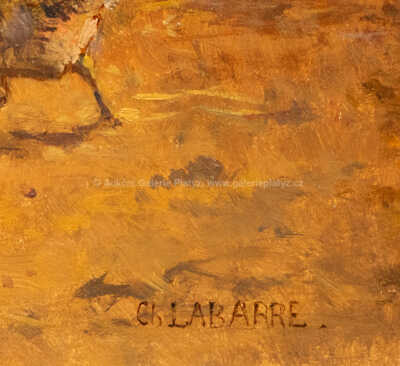  / Dívka se slepicemi / Charles Labarre