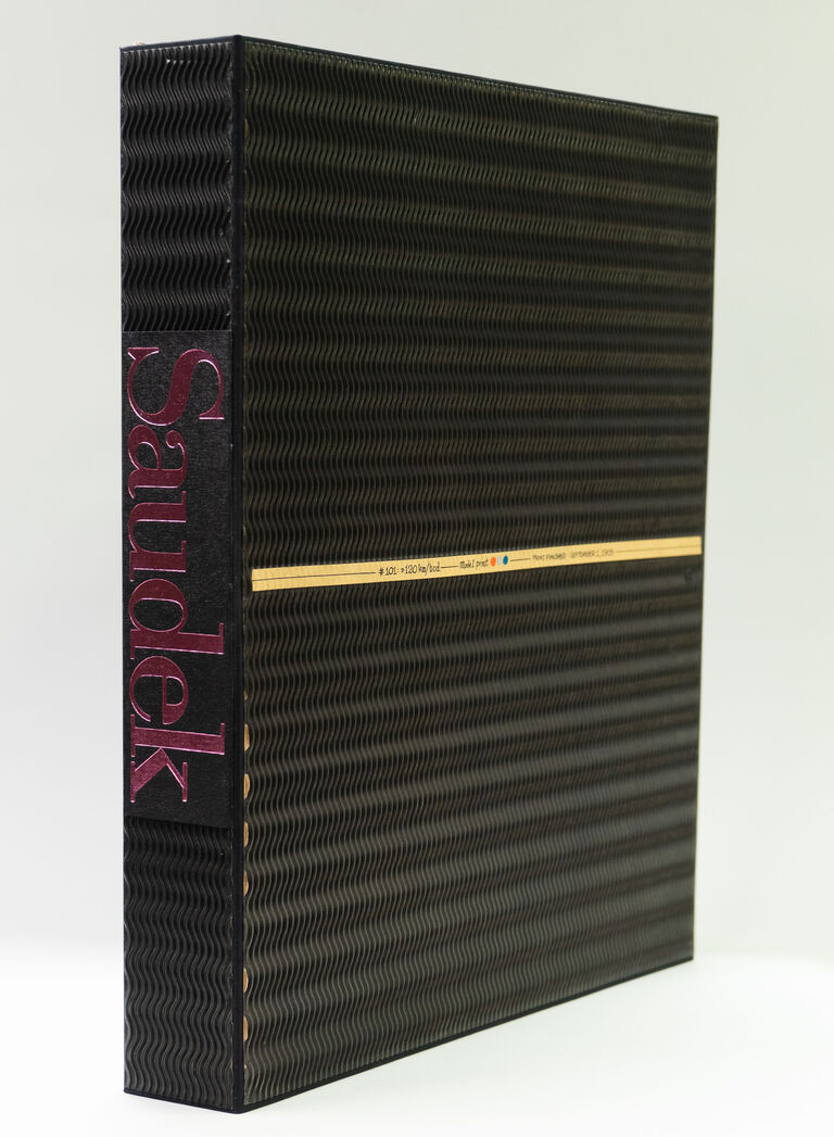 Jan Saudek - Kniha Saudek - limitované vydání monografie s fotografií 120 km/h