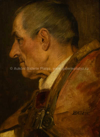  / Portrét muže / Václav Brožík