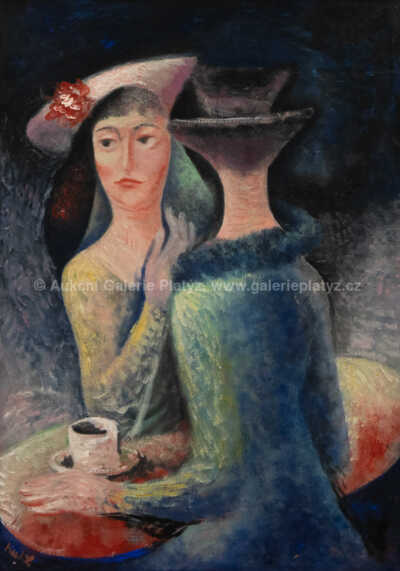  / V kavárně / Bohumil Kutil