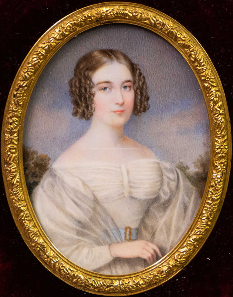  / Dívka v bílých šatech / Johan Nepomuk Ender