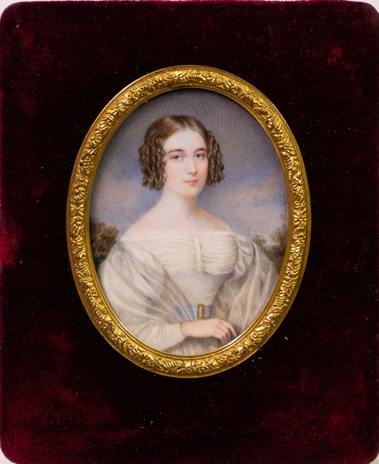 Johan Nepomuk Ender - Dívka v bílých šatech