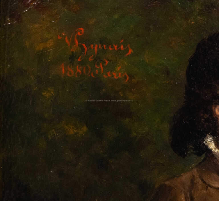  / Dáma s parapletem / Vojtěch Hynais