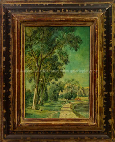 Cyril Bouda - Stromy na břehu