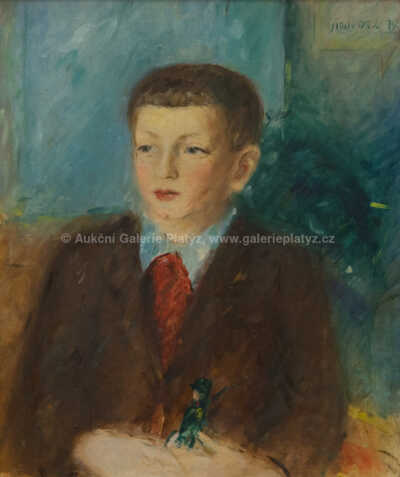  / Portrét chlapce / František Jiroudek