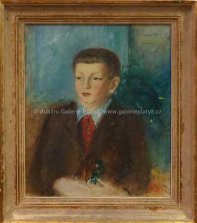 František Jiroudek - Portrét chlapce