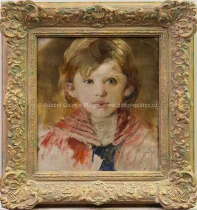 Oldřich Blažíček - Podobizna děvčátka