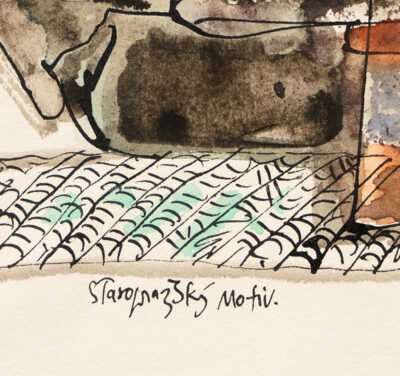  / Staropražský motiv / Josef Liesler