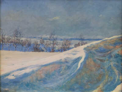  / Závěj pod tratí u Vítanova / František Kaván