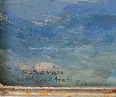  / Závěj pod tratí u Vítanova / František Kaván