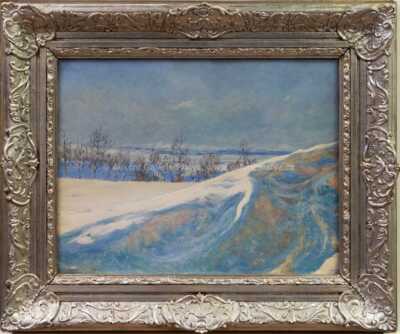 František Kaván - Závěj pod tratí u Vítanova