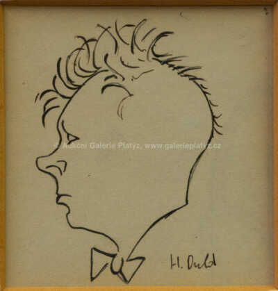  / Portréty přátel - konvolut pěti kusů / Karel Čapek