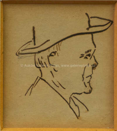  / Portréty přátel - konvolut pěti kusů / Karel Čapek