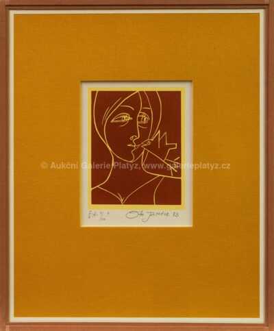 Ota Janeček - Dívka s ptáčkem