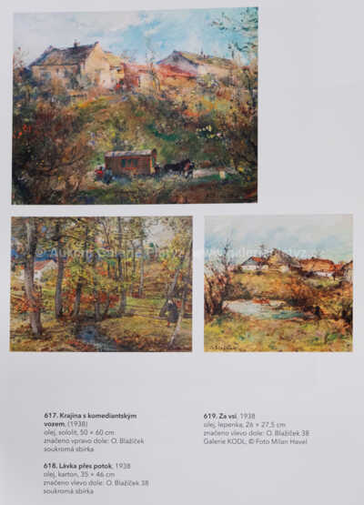  / Lávka přes potok / Oldřich Blažíček