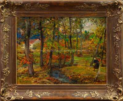 Oldřich Blažíček - Lávka přes potok