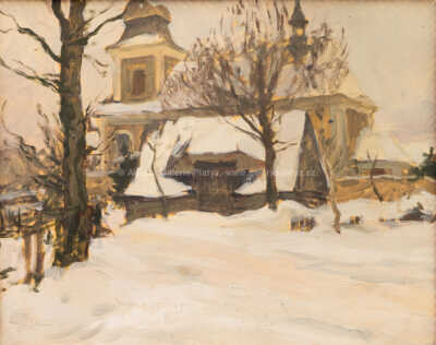  / U kostela / Gustav Macoun