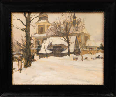 Gustav Macoun - U kostela