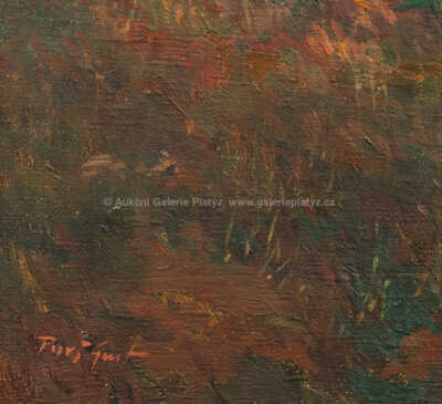  / Podzimní krajina / Gustav  Porš