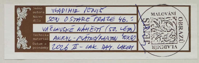  / Sen o staré Praze (Václavské nám., 50. léta) / Vladimír Jeniš