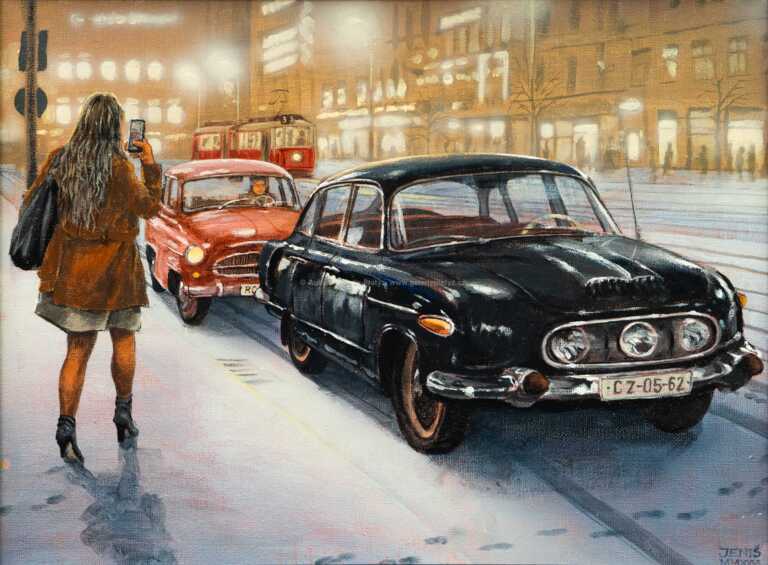  / Sen o staré Praze (Václavské nám., 50. léta) / Vladimír Jeniš