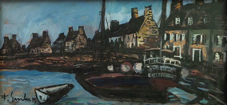  / Přístav v Bretani / František Emler