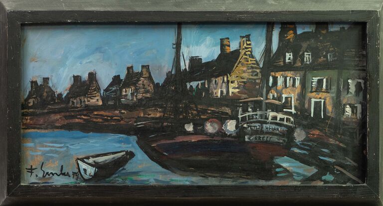 František Emler - Přístav v Bretani