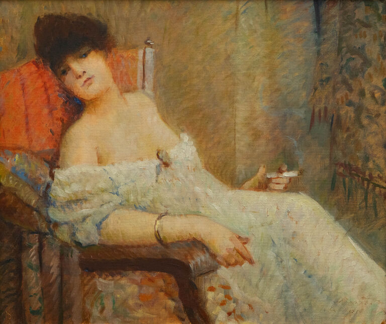  / Žena v křesle /   Autor neurčen