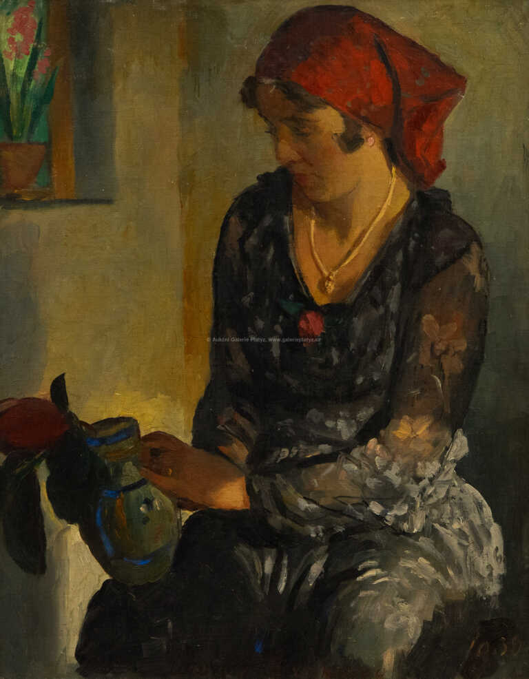  / Žena s džbánkem / Jakub Obrovský