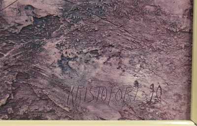  / Hudební motiv fialový / Jan Kristofori