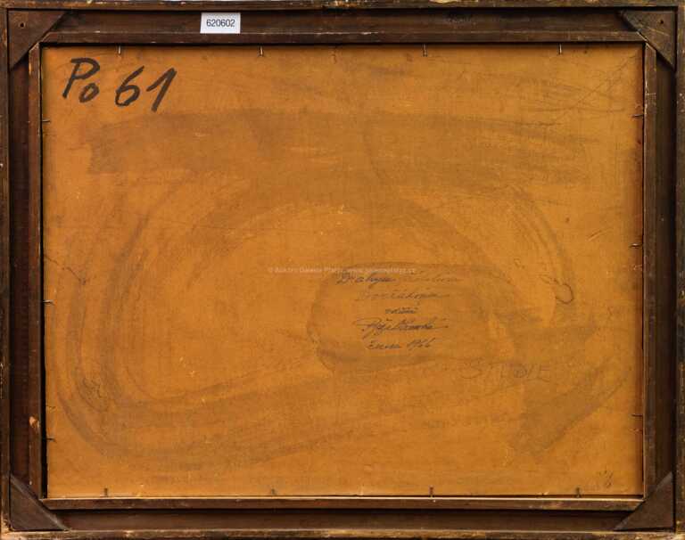  / Pod stromy - nedokončený obraz / Jakub Obrovský