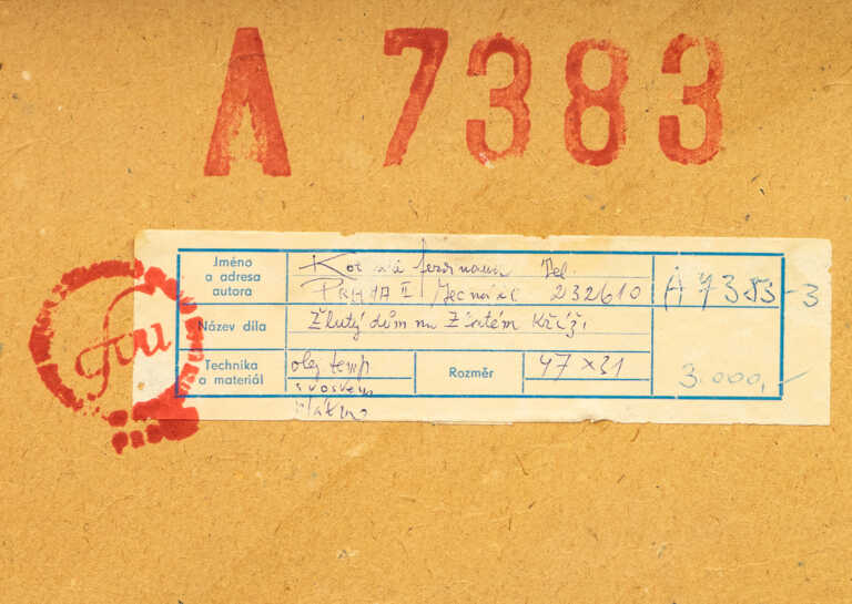  / Žlutý dům na Zlatém kříži / Ferdinand Kotvald