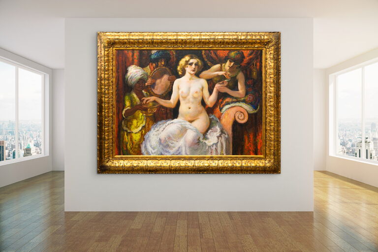  / Kráska při toaletě / František Xaver Naske