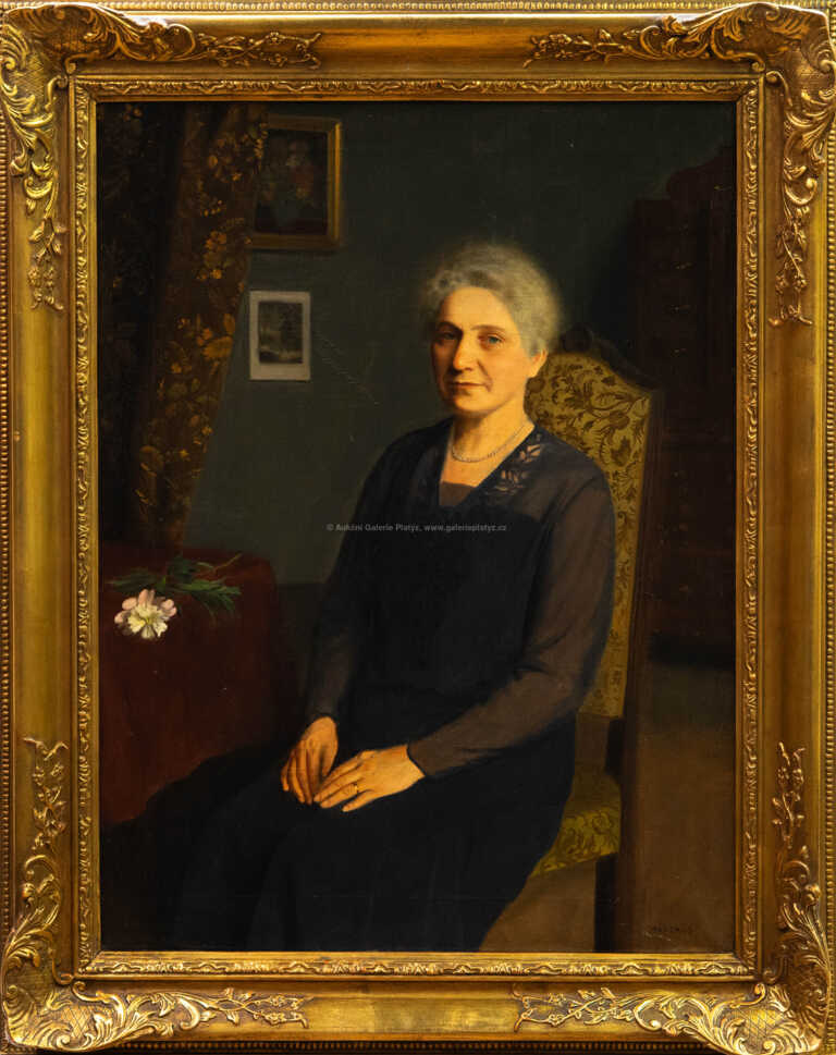 Josef Multrus - Portrét dámy