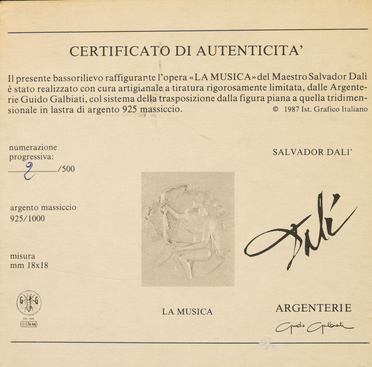  / La musica / Salvador Dalí