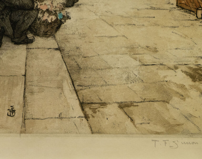  / Pařížský prodavač květin / František Tavík Šimon