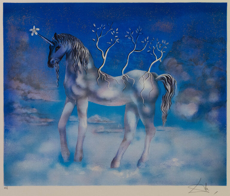  / Happy Unicorn / Salvador Dalí