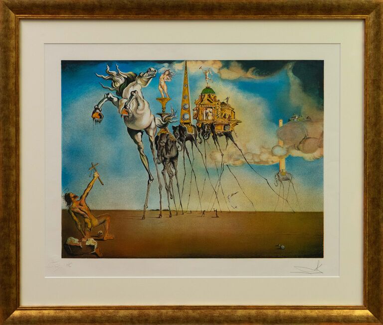 Salvador Dalí - Pokušení sv. Antonína