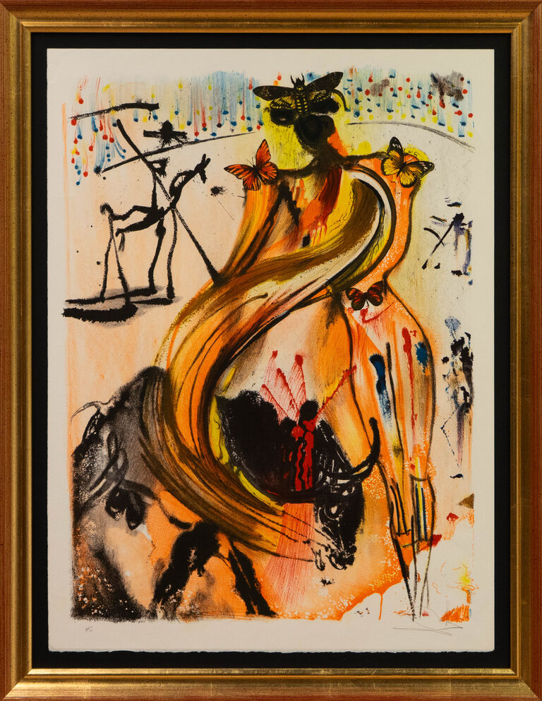 Salvador Dalí - Bullfighter (Toreador s motýly)