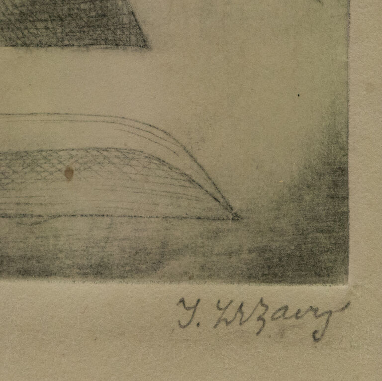  / Bretaňský přístav se dvěma loděmi / Jan  Zrzavý