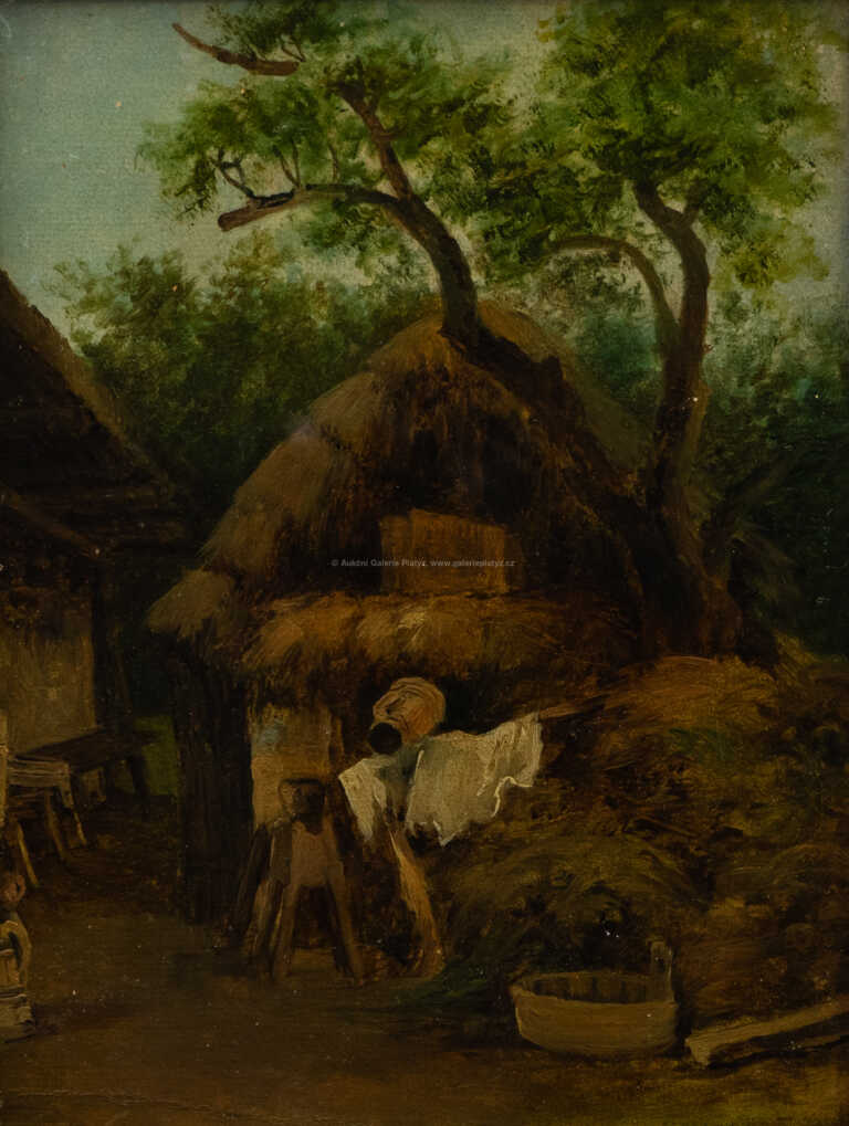  / Na dvoře / A. B. Piepenhagen - připsáno