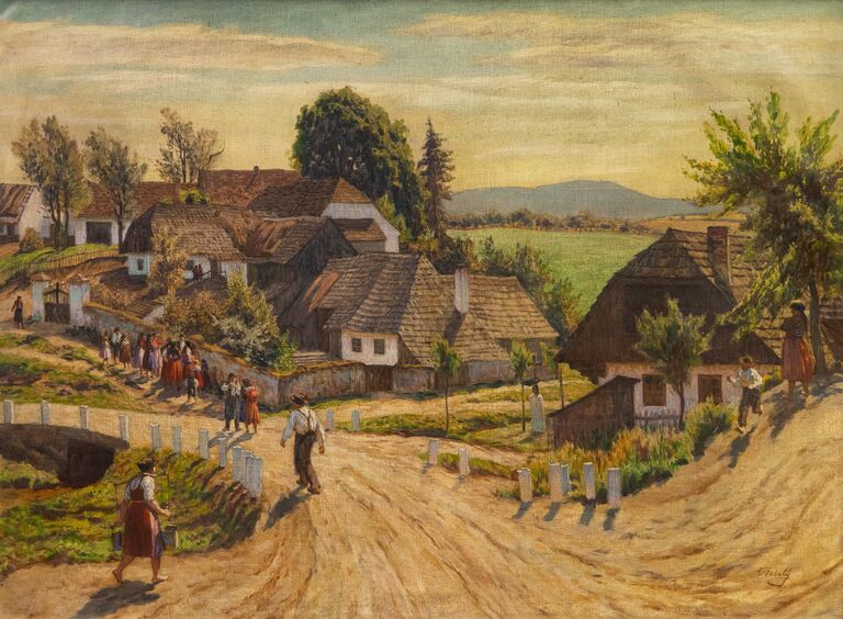  / Chodská vesnice / Václav Malý