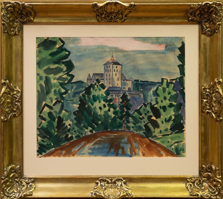 Václav Špála - Hrad Kost