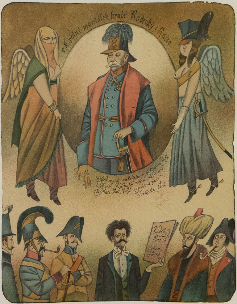  / Pocta maršálkovi Radeckému / Adolf Born