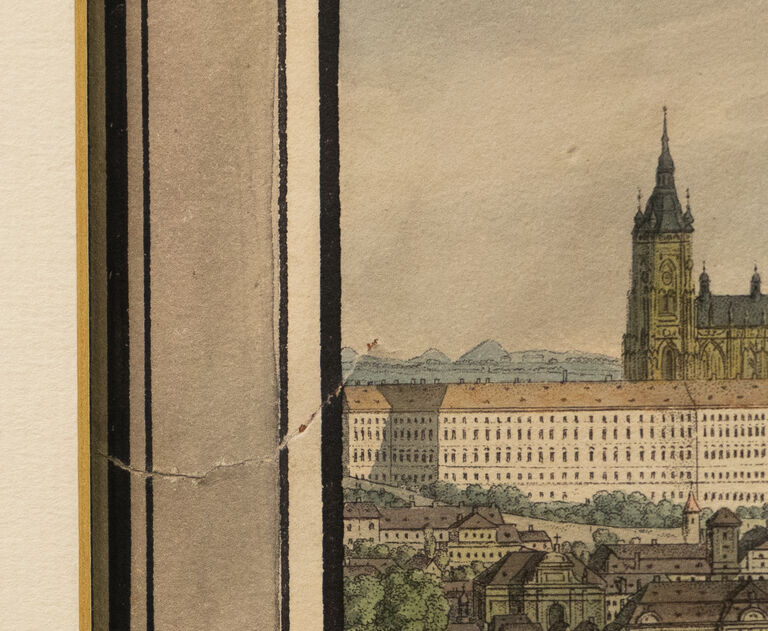  / Panorama Prahy z Nebozízku / Vincenc Morstadt