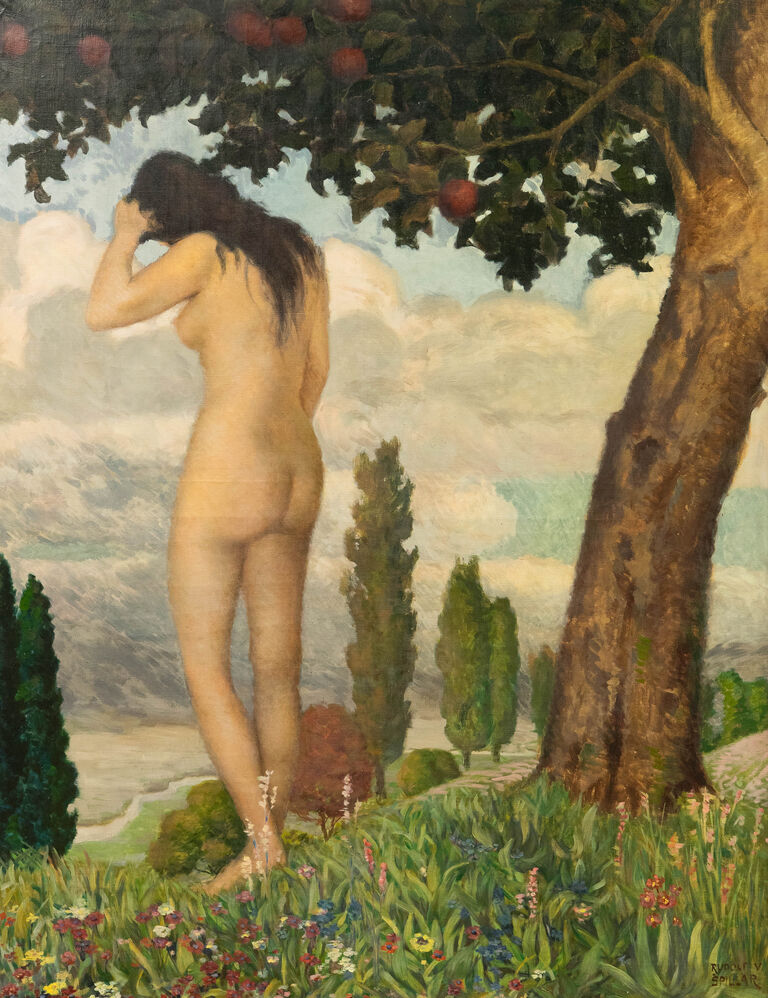  / Pod jabloní / Rudolf Vojtěch Špillar